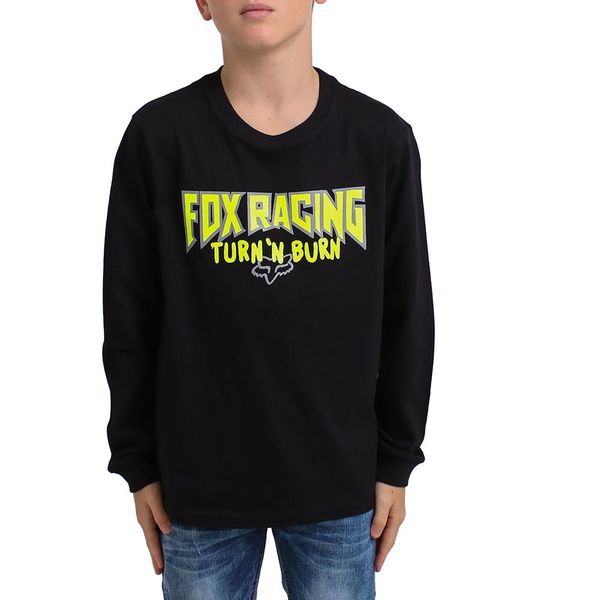 Fox-Roadie Boys Ls Tee -Black