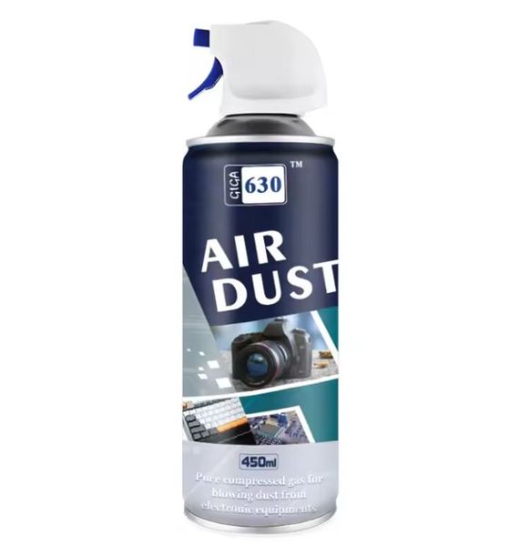 Air Dust Compressed Gas For Blowing Dust From Electronic Equipment 450ml