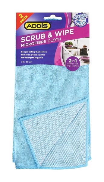 Addis Scour &amp; Wash Cloth - 2 Pack
