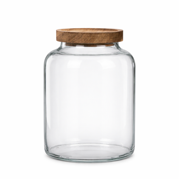 Glass Sealed Jar 500ml - Transparent