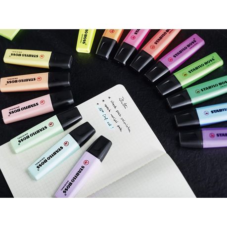 Stabilo Boss Original Highlighter Pens - Original & Pastel New - 23 Colours