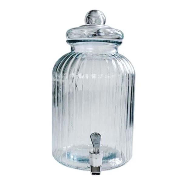 5.2L Stainless Glass Beverage Dispenser