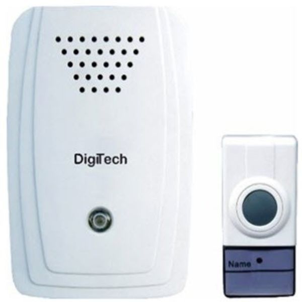 Digitech BPSDC3918 Wireless Doorbell 1:1 Weatherproof 38 Melodies 120m