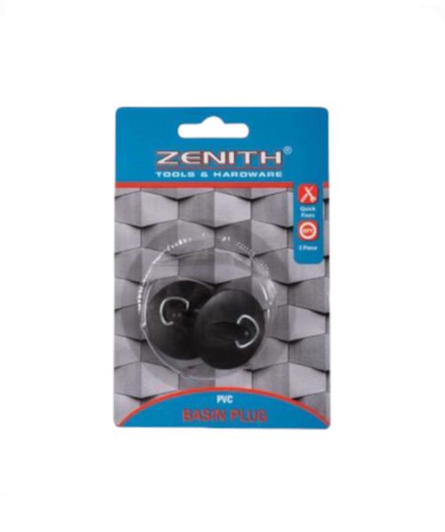 4 Pack of 2 Black Basin Plugs