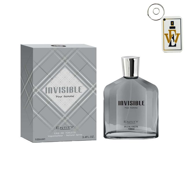 Invisible Pour Homme By Entity Perfumes &amp; Keyring Combo