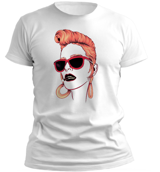 PepperSt Men's White T-Shirt - Digital Illustration