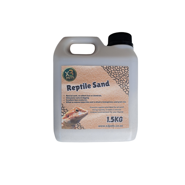 Natural Reptile Sand Substrate -Desert Sand for Reptiles 1.5kg