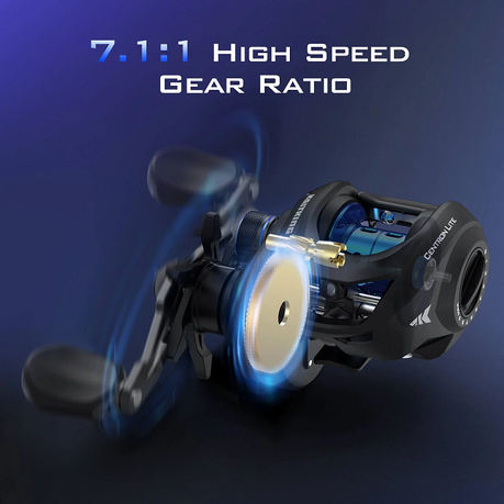KastKing Centron Lite Baitcasting / Baitcaster Reel 7:1:1 Right Hand, Shop  Today. Get it Tomorrow!