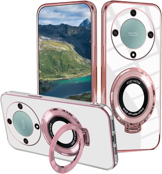 Ring Stand Clear Silicone Phone Case Compatible With Xiaomi Poco X7 Pro