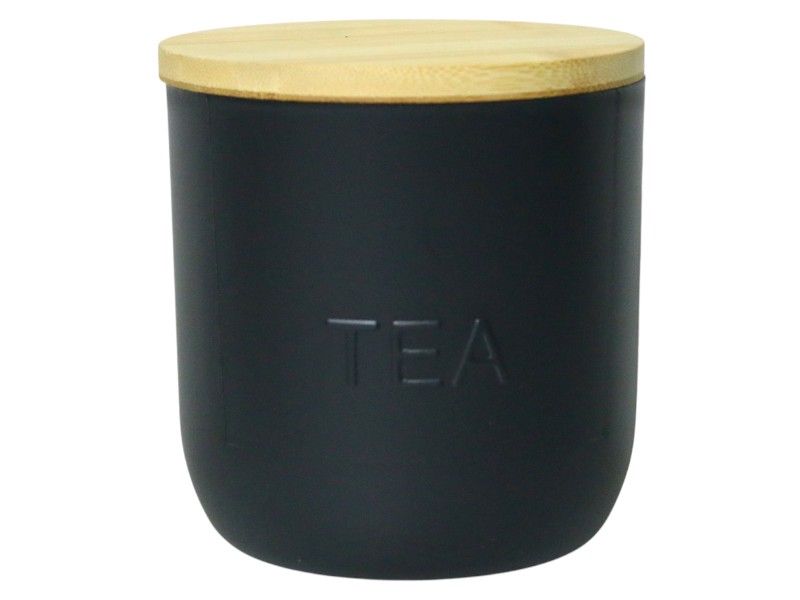 Durable PP Tea Canister 1000ml - Black