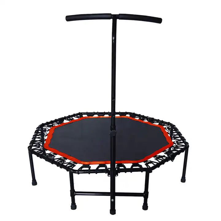 48 Inch Exercise Home Use Fitness Trampoline With Adjustable Handle