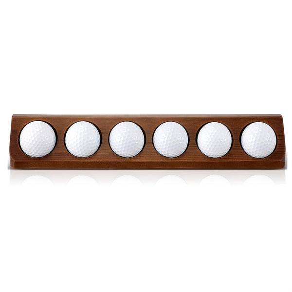 Golf Ball Display Case 6 Standard Size Wall Mount Golf Ball Stand