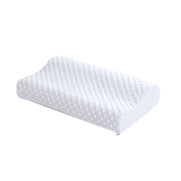 White Memory Foam Pillow for Alleviating Neck and Back Discomfort
