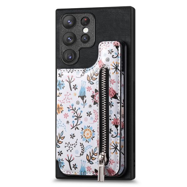 Painted Flip RFID Anti-Theft Phone Case Compatible with Redmi Note13 Pro 4G