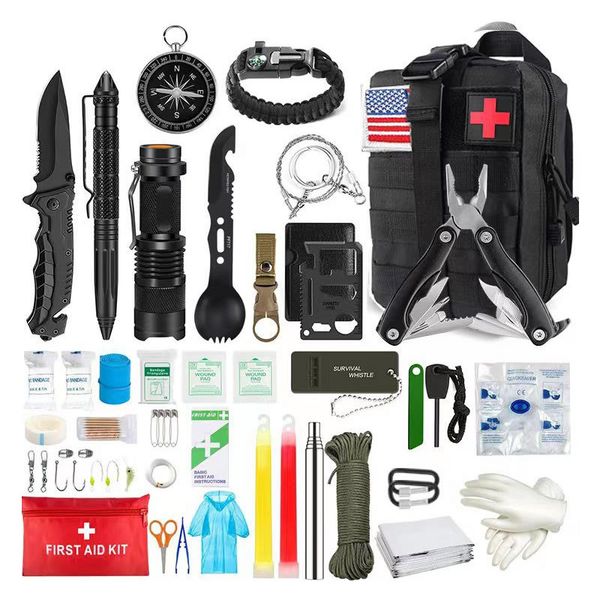 33-in-1 Tactical Camping Accessories Survival First Aid Kit NA-31