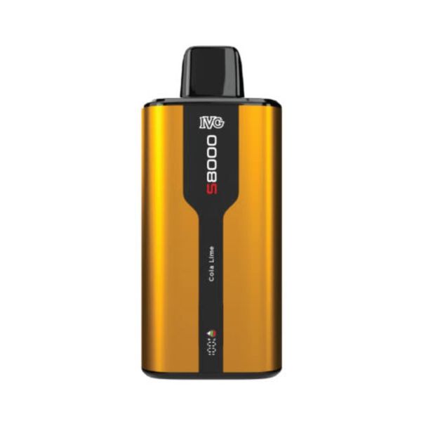 IVG S8000 Disposable Vape - Cola Lime (Pack of 5)