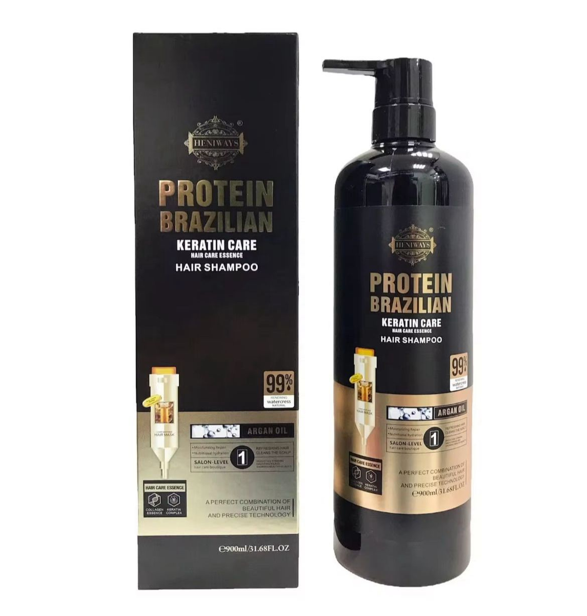 Protein Brazilian Keratin Care Hair Shampoo - 900ml