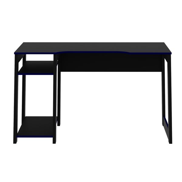 Techno Mobili Desk Gamer Station Black &amp; Blue / Preto &amp; Azu