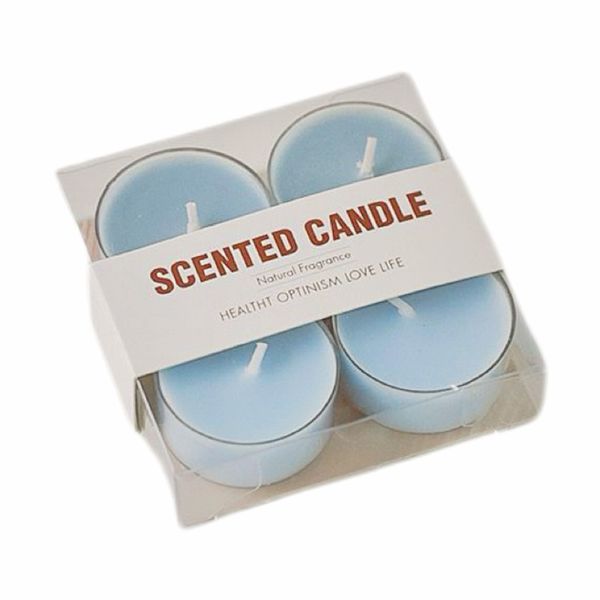 Set of Four Round Scented Candles