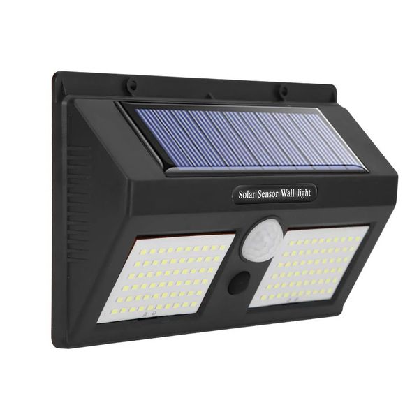 Solar Two-Sided Motion Sensor Wall Lamp Outdoor Yard Security Light 10W