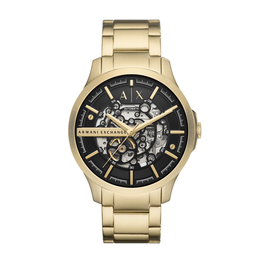 Armani Exchange Mens Gold Stainless Steel Watch AX2419 Buy Online
