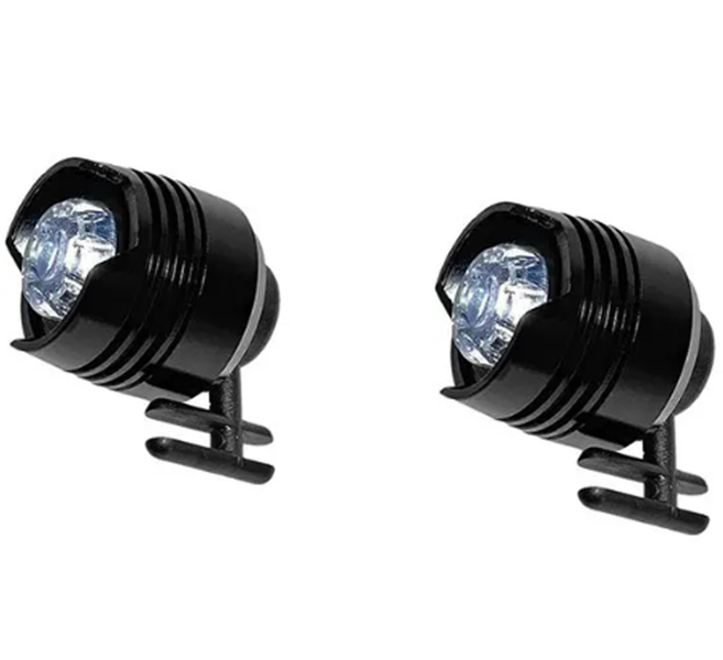 MorFansi 2 Piece Headlight Flashlight Attachment Clip-on Headlamp Shoes