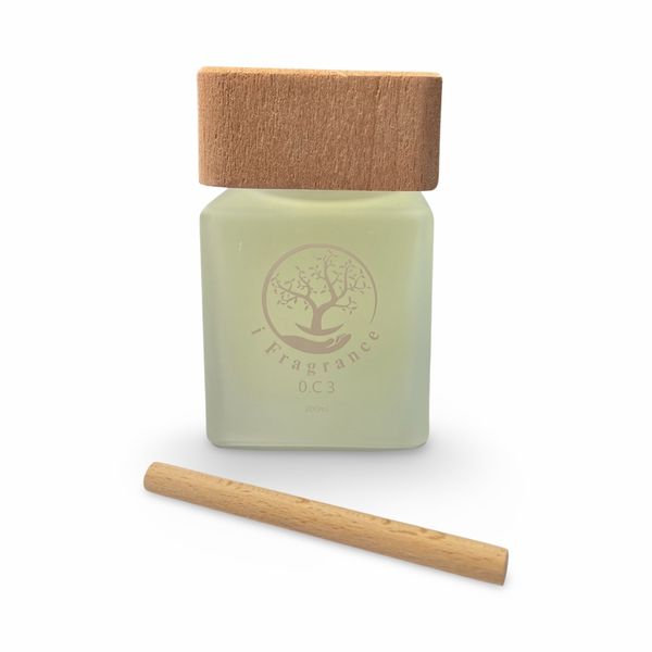 Champagne &amp; Rose Wooden Top Diffuser 200ML