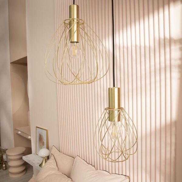 Inspire Pendant Lamp E27x1 D32cm Metal Matt Brass Inspire Merone