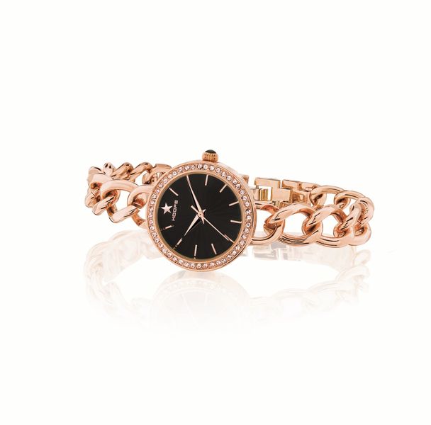 Hoops Freedom Elegant Rose Gold Analogue Watch