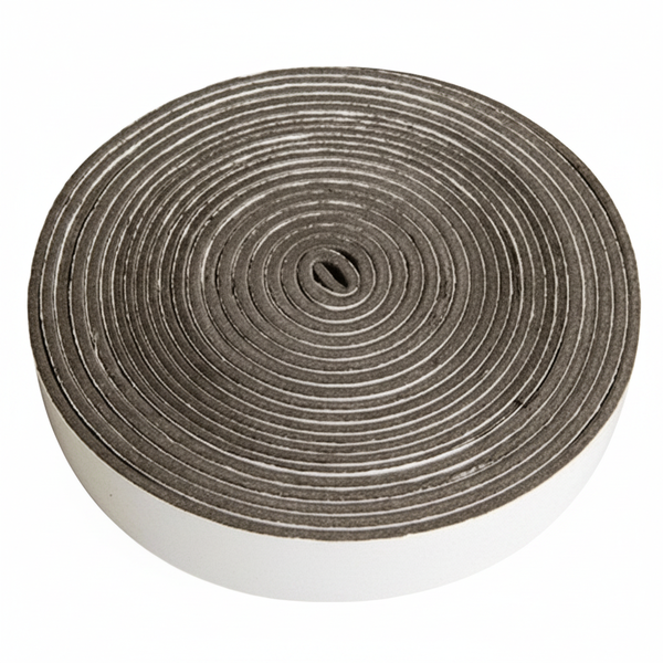 Silicone Weather Stripping 10mm x 25mm x 5m - Black
