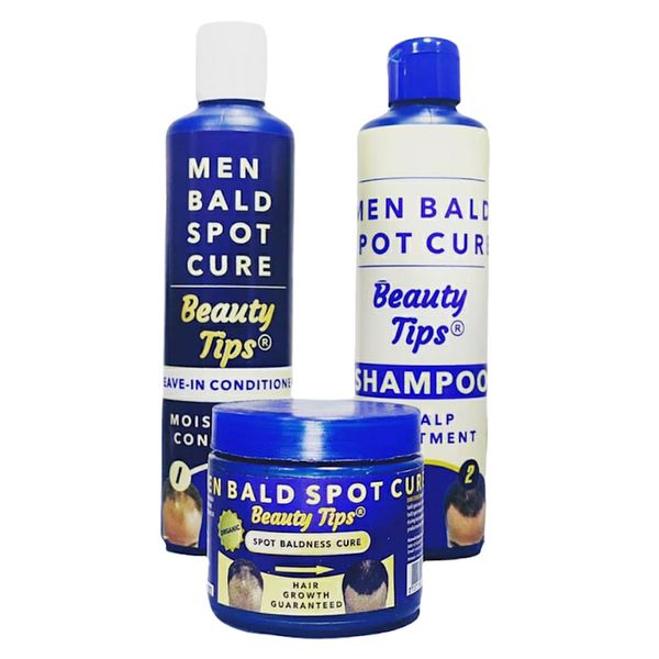 Beauty Tips Bald Spot Cure - Shampoo - Conditioner - Hair Growth Treatment