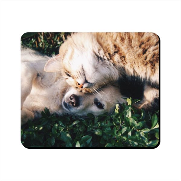 Mouse Pad - Cat and Dog