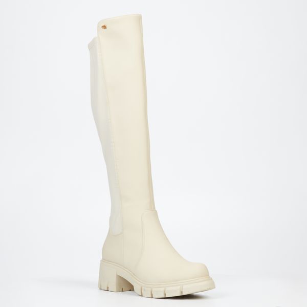 Women's Bone Round Toe Tpr Sole Boots image