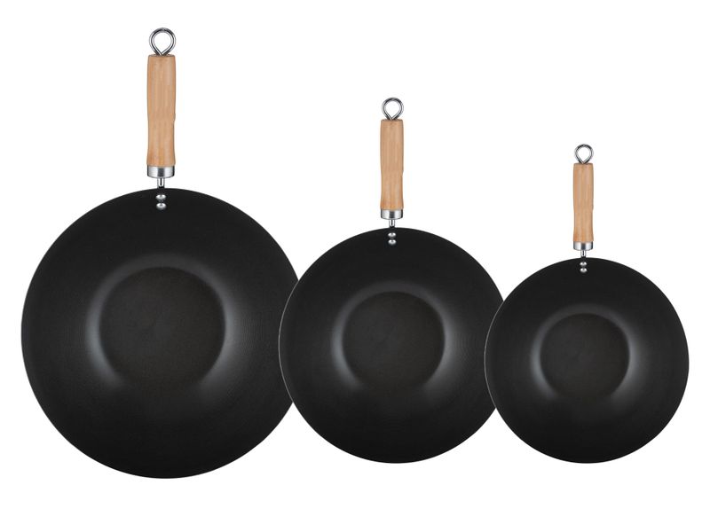 3 Piece Carbon Steel Pots