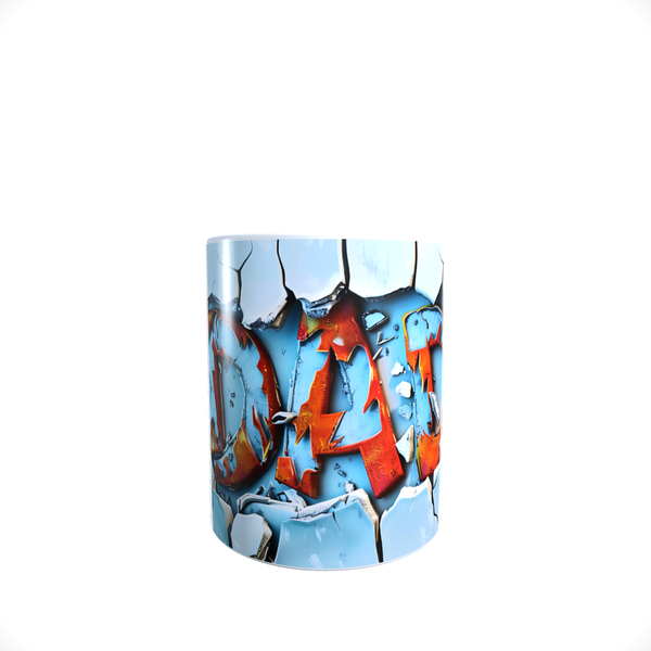 3D Graffiti Dad Fathers Day Coffee Mug A18