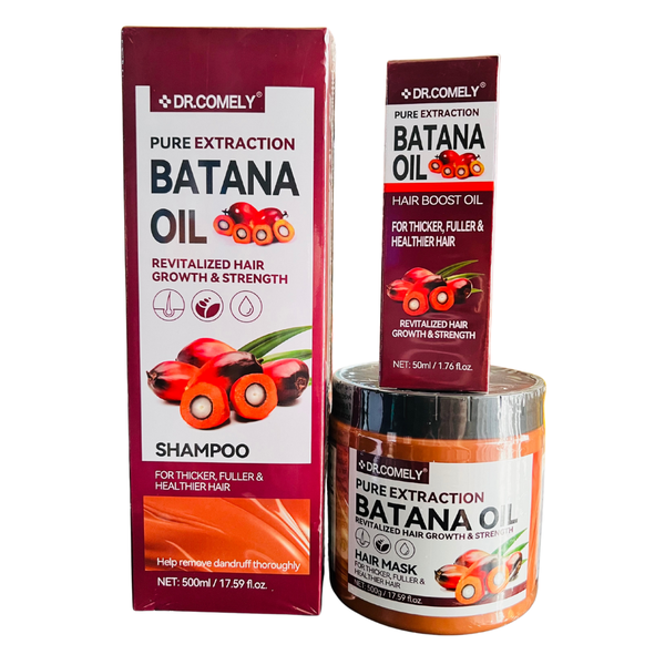 Dr. Comely Batana Shampoo , Hair Mask &amp; Hair Oil