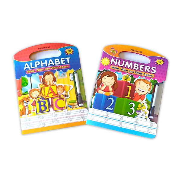 Educat Write and Wipe Book Set 1
