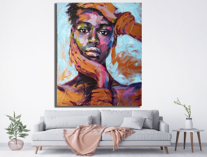 0038 Woman Power One Canvas Wall Art