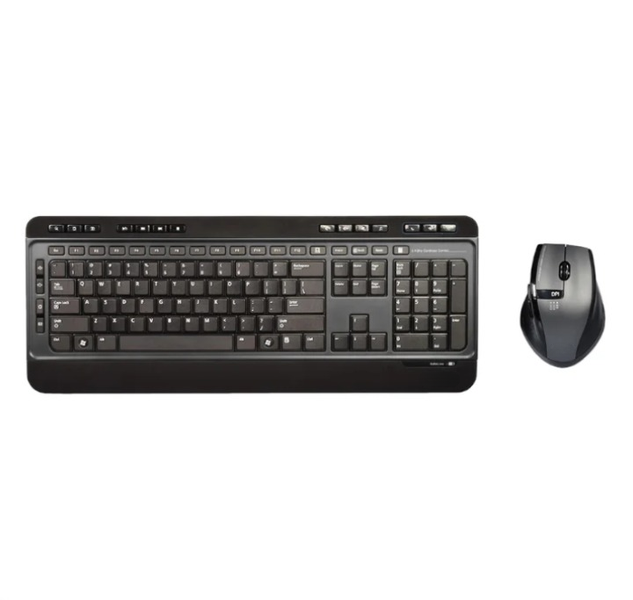Long-Life Wireless Keyboard &amp; Mouse Bundle Reliable Range, Extended Battery