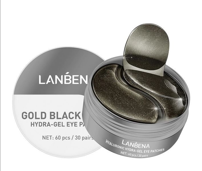 LANBENA Black Gold Hydra-Gel Eye Patch-60 Pieces