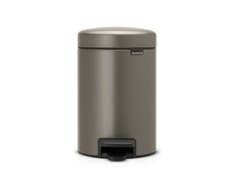 Brabantia - New Icon Pedal Bin - 3 Litre Platinum