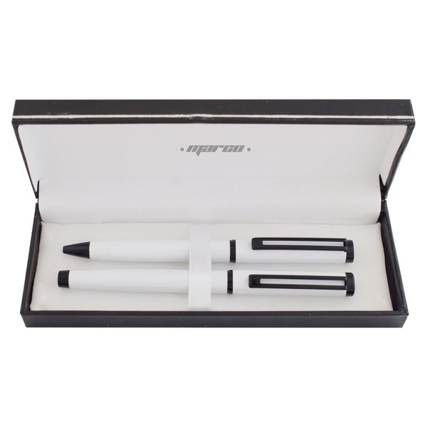 Marco Scribe Roller &amp; Ball Set [White]