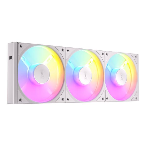 Antec Connect 120 Reverse ARGB PWM Fan 3 Pack - White