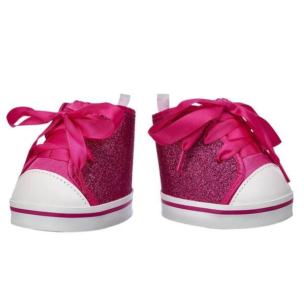 Build-A-Bear Fuchsia Sparkle High-Tops