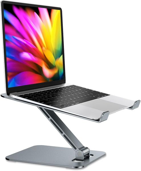 RIWUCT Foldable Stand, Height Adjustable Ergonomic Computer Stand for Desk,
