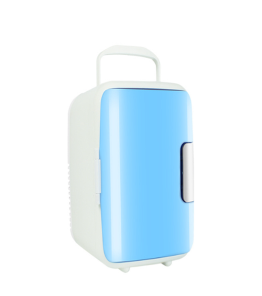 Portable Mini Travel Refrigerator With Cooling And Heating Functions, White