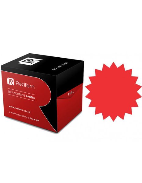 Redfern Notarial Seals - 40mm Red - 5 Boxes