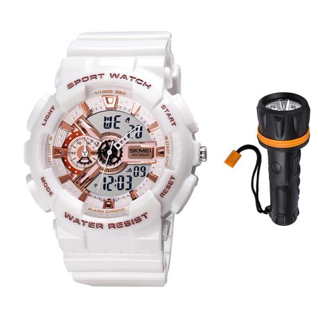 resist shock sport watch dual time