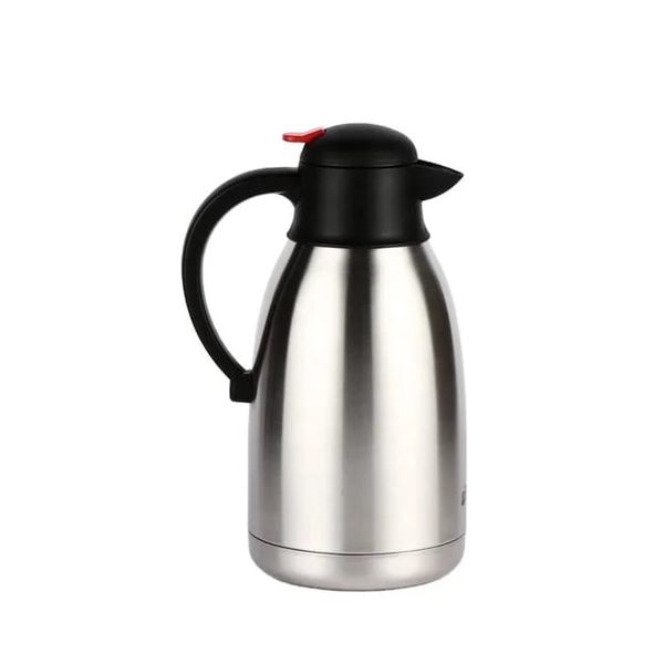 Double Wall Stainless Steel Hot Cold Water Drink Silver Thermos Flask
