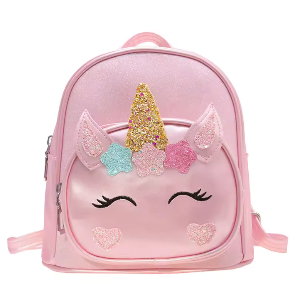 Unicorn Eye Lashes Glitter Backpack - Multiple colours - School Bag